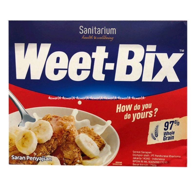 

Sanitarium Cereal Weet-Bix 750gr