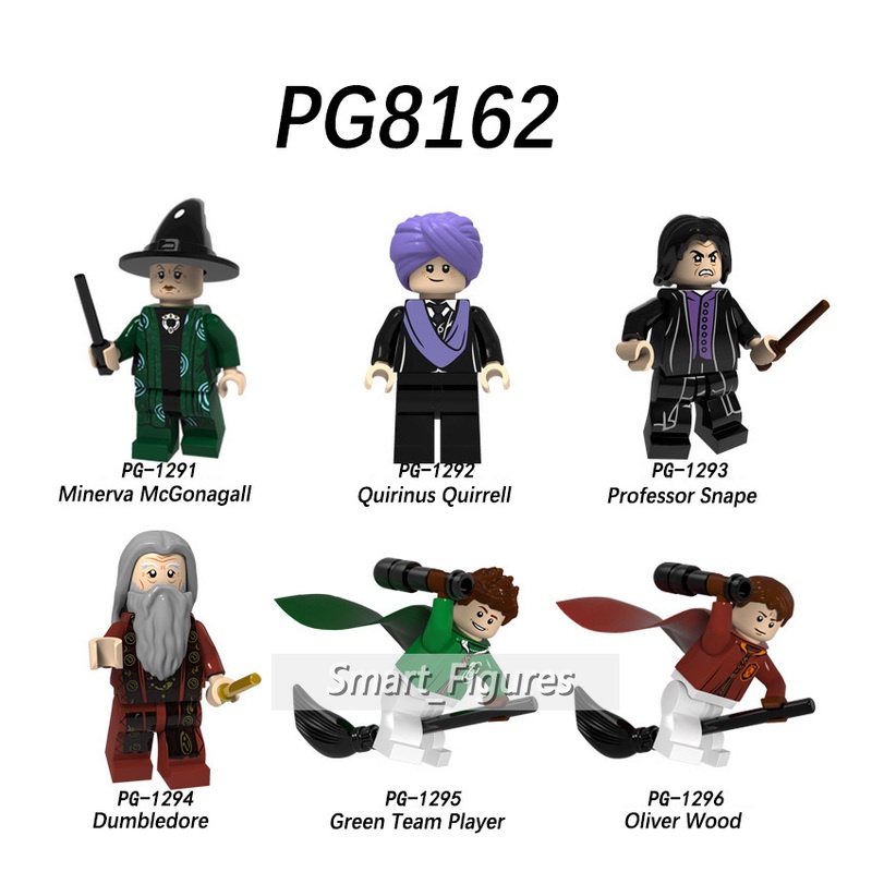 Pg8162 Mainan Action Figure Mini Karakter Harry Potter Dumbledore Hogwarts Quirinus Professor Snape