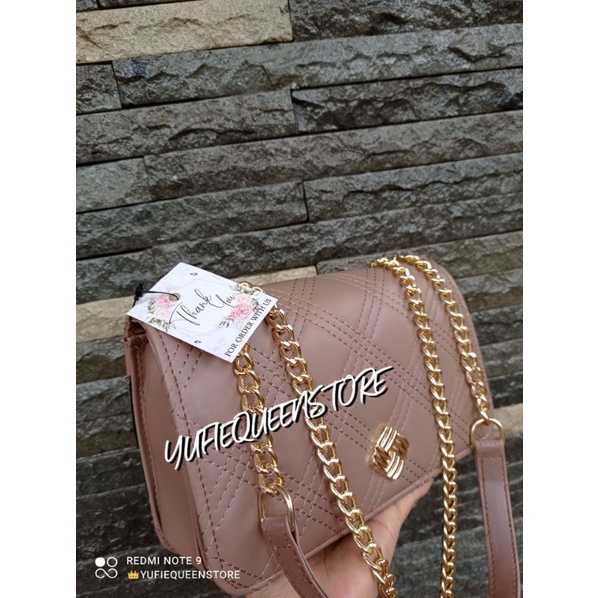Bisa [ COD ] Tas Wanita Rantai / Tas Wanita Selempang