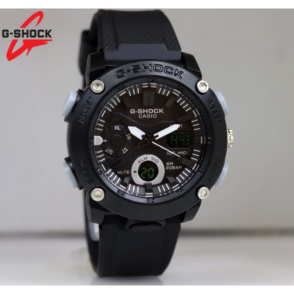 Jam Tangan Free Box Casio Gshock GA 2000 1A9 / CASIO GSHOCK / Gshock Termurah