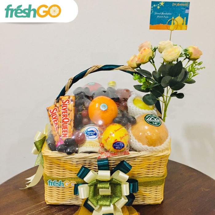 

Parcel Buah Segar Hampers Buah import freshGO buat lamaran , isoman , hari raya