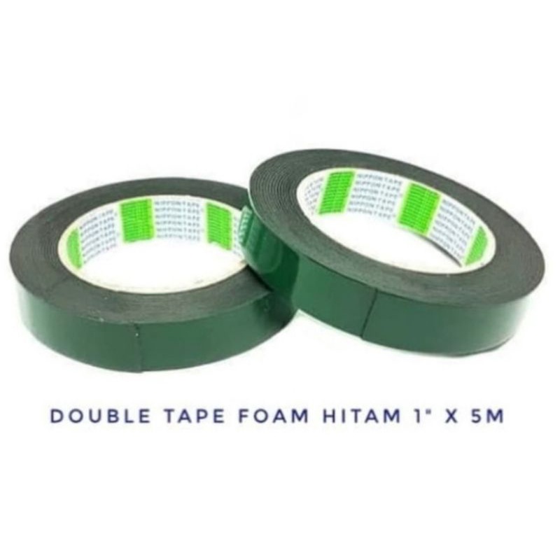 

Double tape Perkat Ukuran 1"inch 22mm x 5 Meter Double Tape Foam