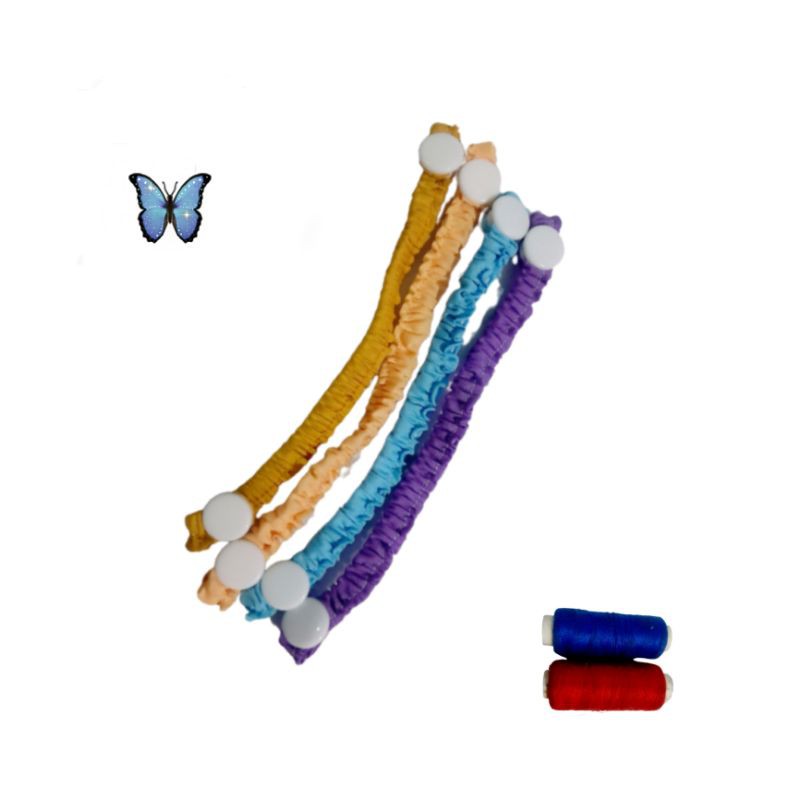 Konektor Masker Hijab / Pengait Masker Hijab Kancing Cetrek 20 Warna