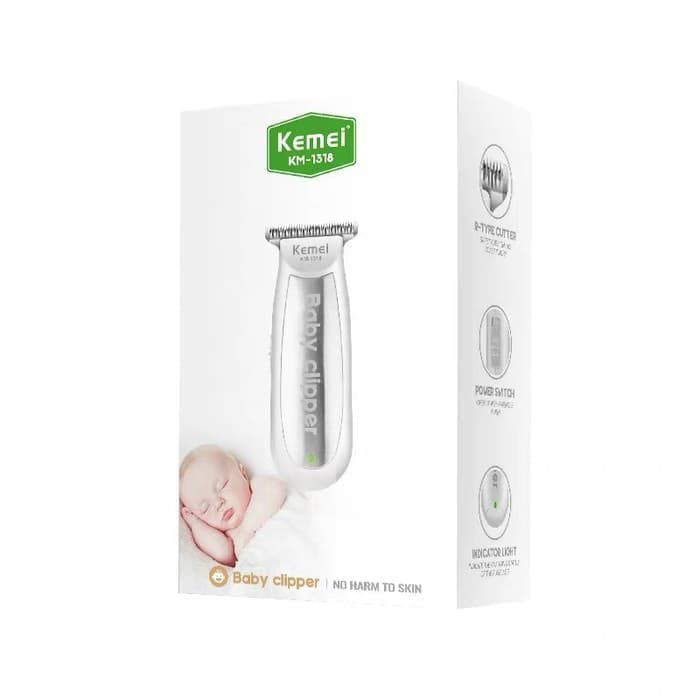 Hair Clipper Kemei KM-1318 Baby Clipper Alat Mesin Cukur Rambut Cordless