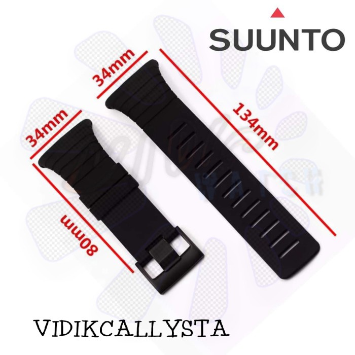 STRAP TALI JAM TANGAN RUBBER SUUNTO CORE ORIGINAL OEM