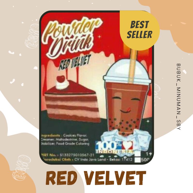 

Javaland Bubuk Minuman Red Velvet 1kg
