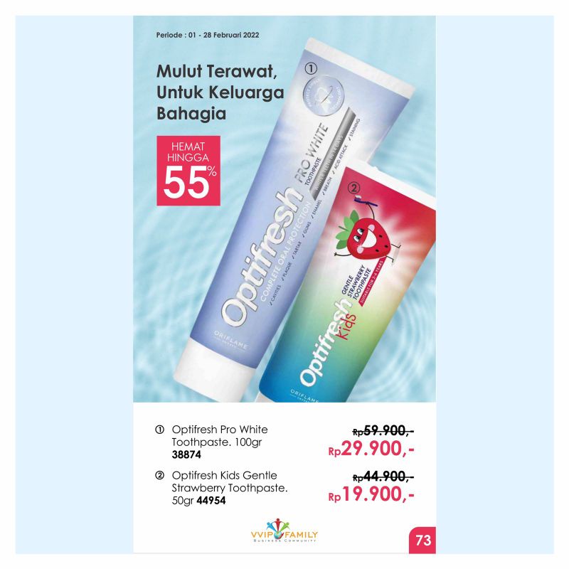 Optifresh pasta gigi original membersihkan karang gigi