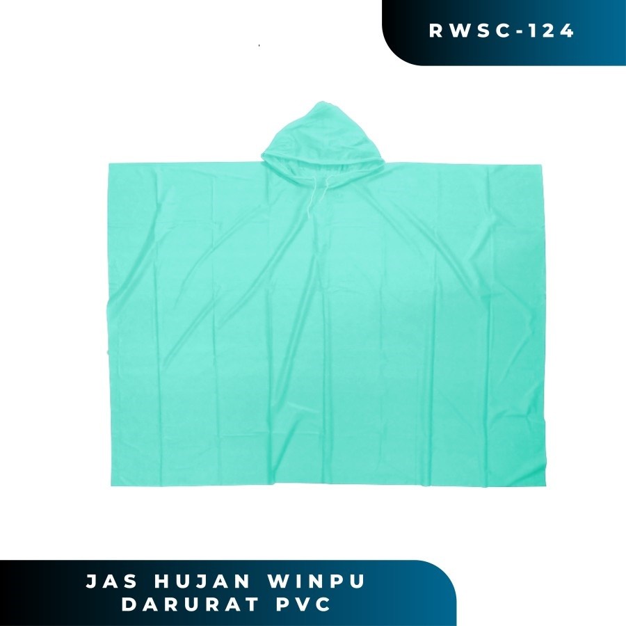 KNS JAS HUJAN EVA WINPU R124 BAHAN PVC PONCO PONCHO EMERGENCY TRAVELING