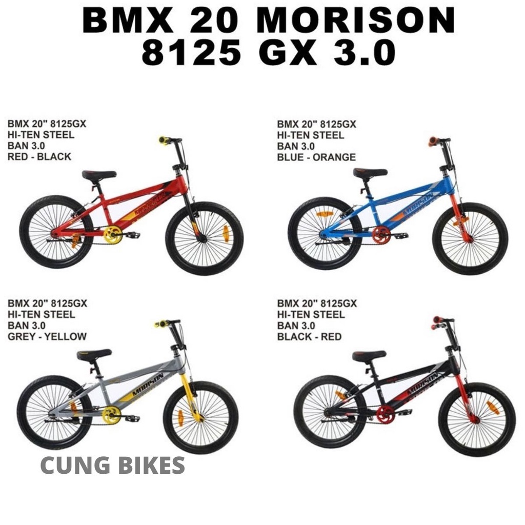 Sepeda Anak Bmx 20 Morison 8125 MX ban Jumbo