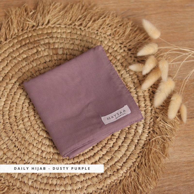 Katalog DAILY HIJAB SQUARE/ POLYCOTTON /Bella square-Dusty purple