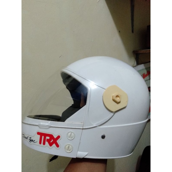 helm trx jadul trx honda ori astrea