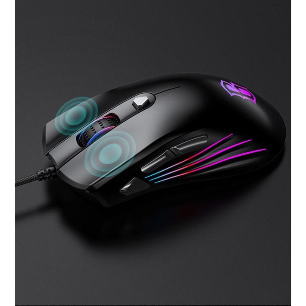 Mouse Gaming LED RGB 6400 DPI Gamen - Mouse Wired Gaming GM1500