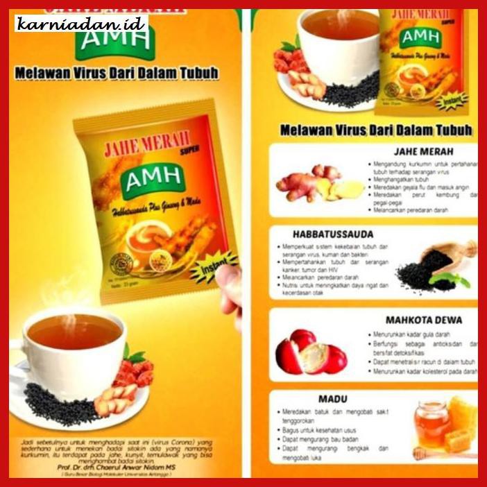 

lanoisidartdrink- jahe merah amh amanah (sachet) -asliii-bngittt.