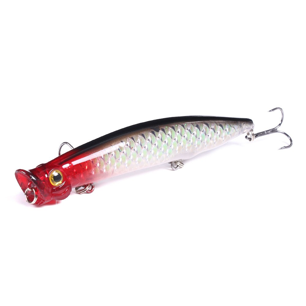 HENGJIA 1PCS Popper Fishing Lures Floating Wobblers 110mm 13g Topwater Pencil Lure Fishing Swimbait Hard Bait Tackle