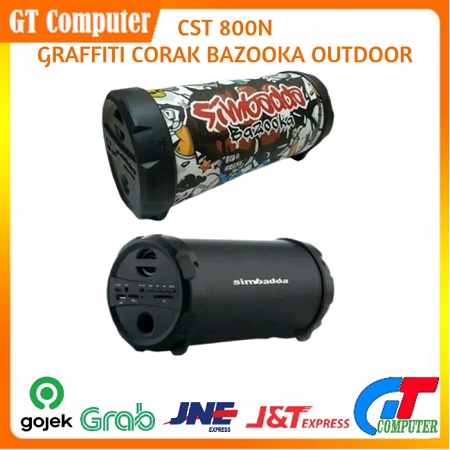 SPEAKER BLUETOOTH SIMBADDA CST 800N GRAFFITI CORAK BAZOOKA OUTDOOR