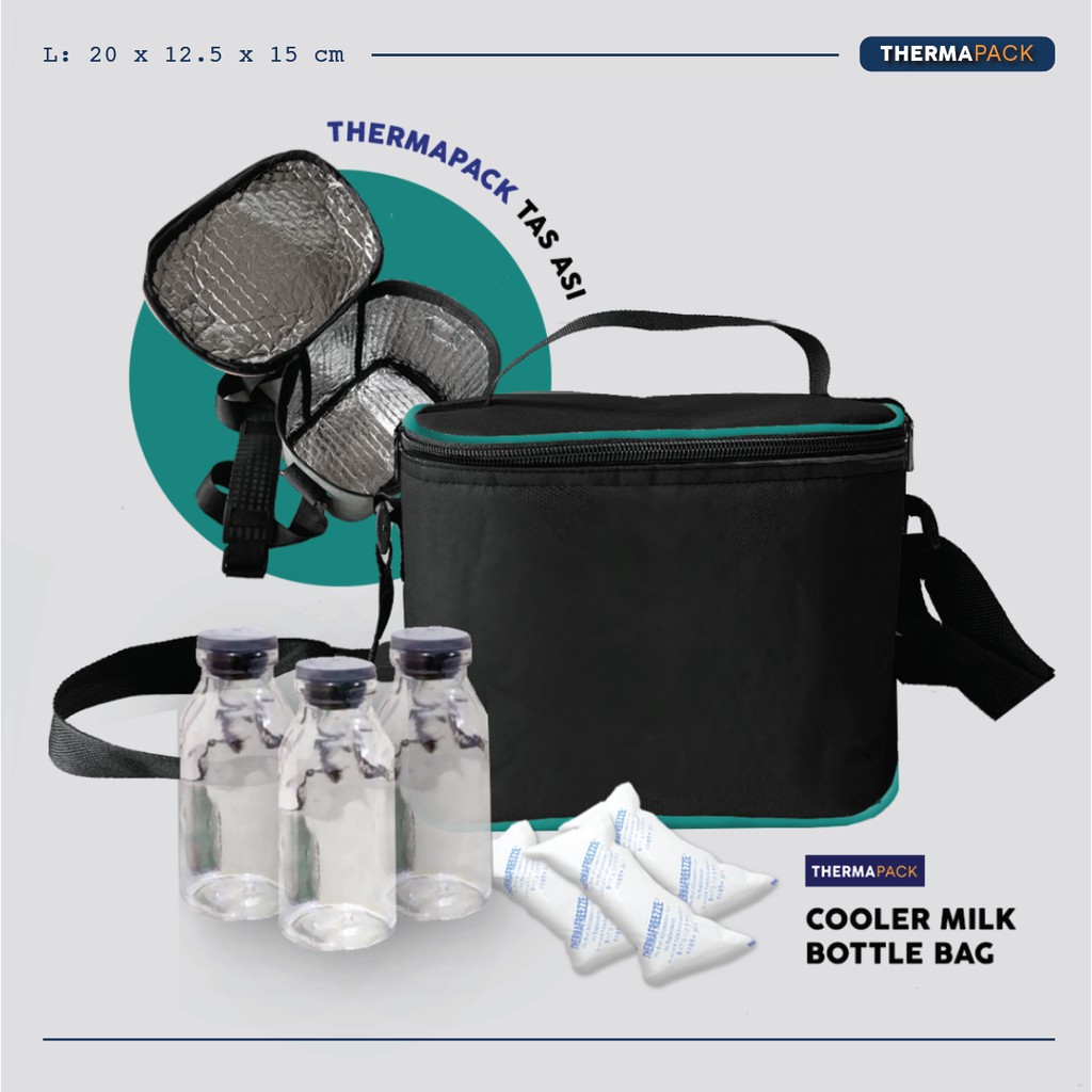 ThermaPack Premium Tas ASI | Cooler Bag Susu Bayi | Penyimpan Botol