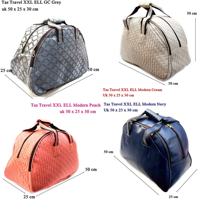 Syatin Tas Mudik Travel Kulit Ell import