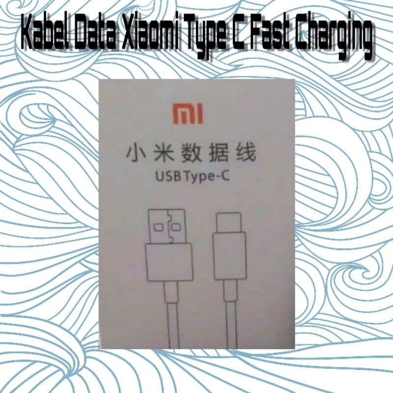 Kabel Data Xiaomi Redmi Type C Fast Charging Support Cable Tipe C Original