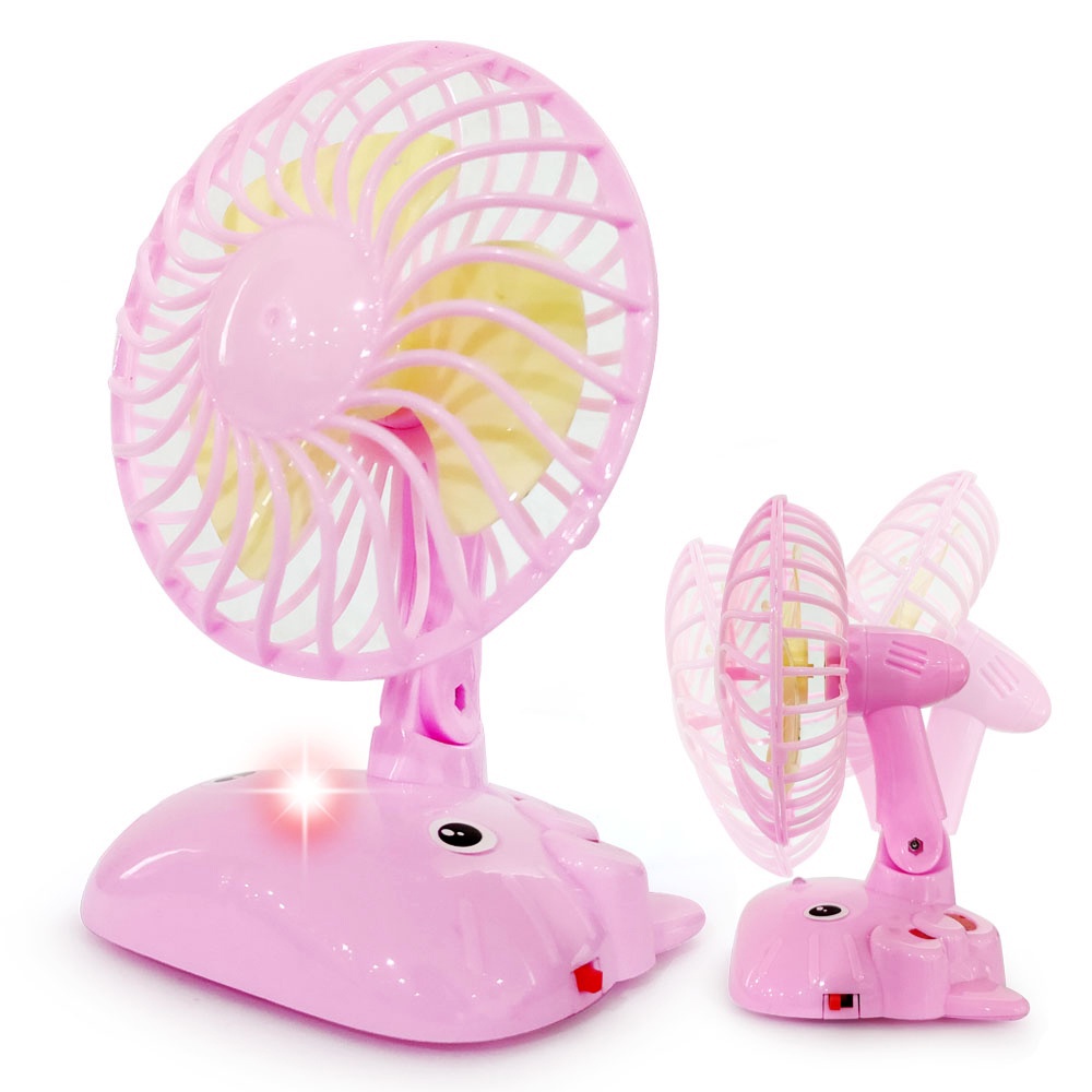 Promo kipas angin batre cute electric fan mini angin super kencang - Llm