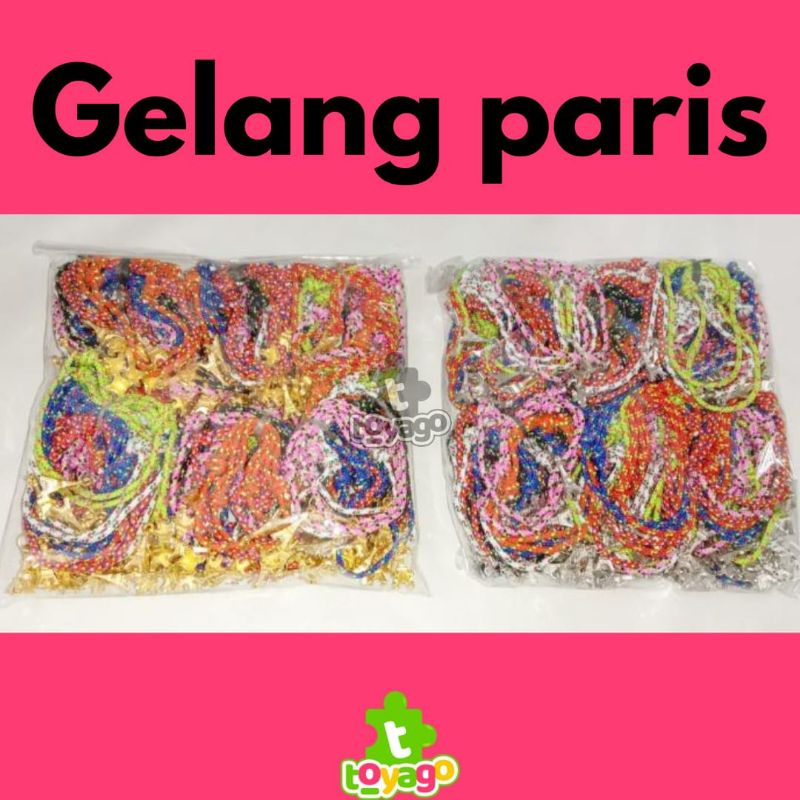 Gelang Tali Prusik Osrot Paris +-144 Pcs Grosir Murah