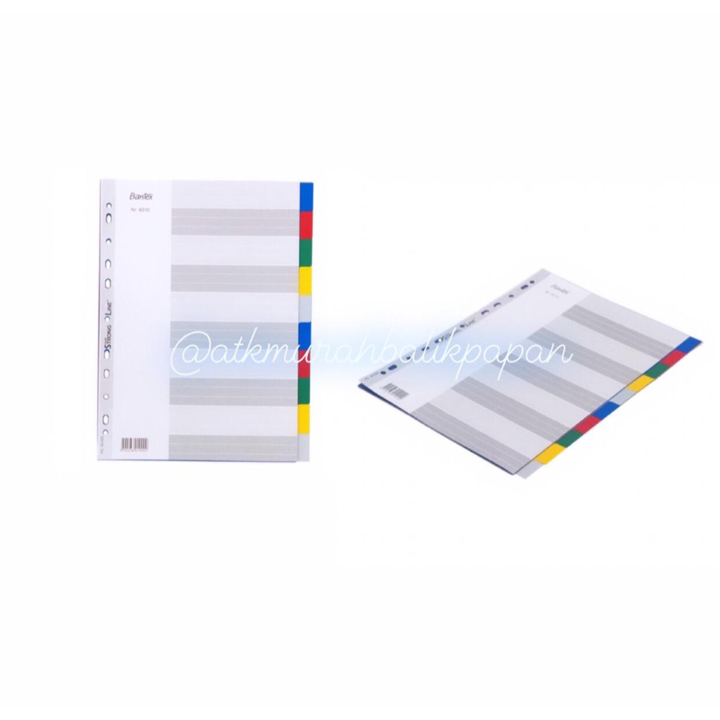 

Index (Divider) Bantex 6013 A4 Size 20 Pages-
