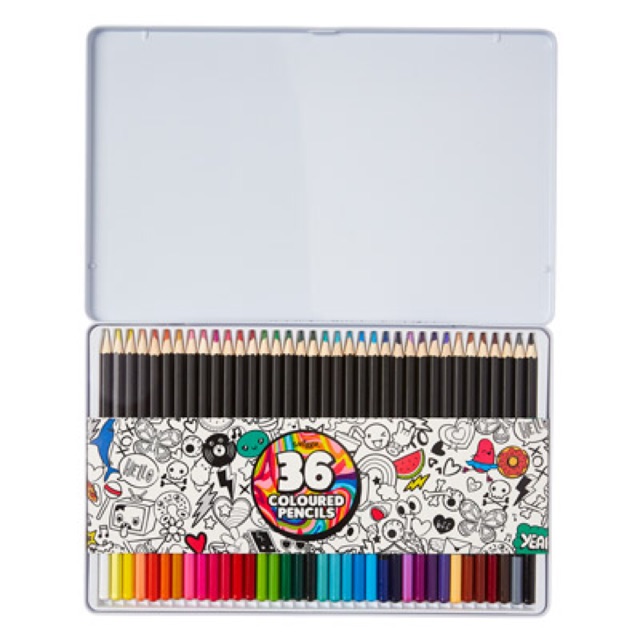 

Smiggle Pencil Tin Gift Set 36 Colours