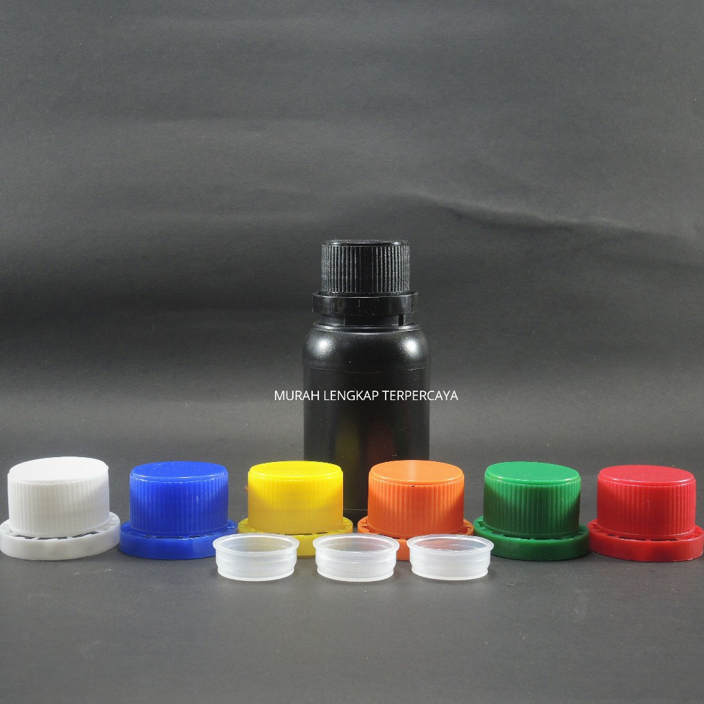 BOTOL AGRO 100 ML HDPE LABOR HITAM