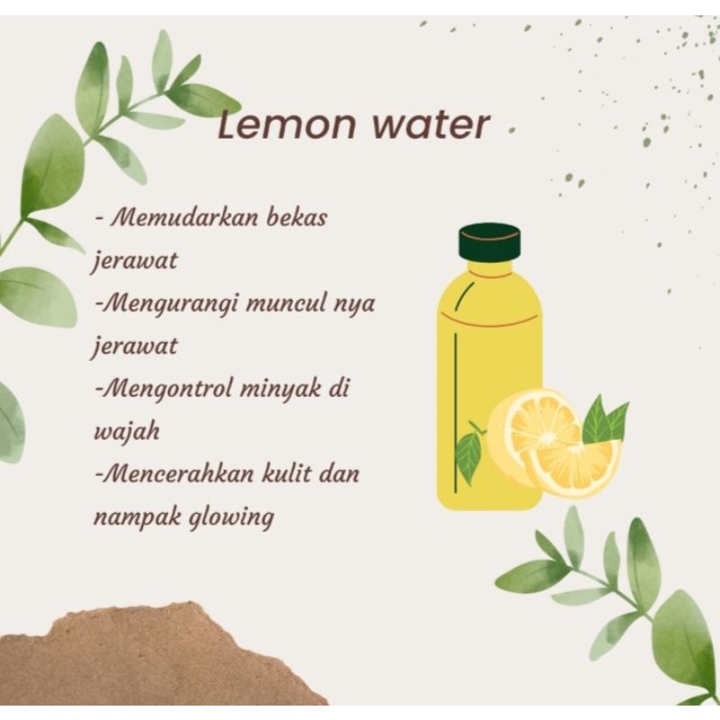 Lemon Water - toner lemon