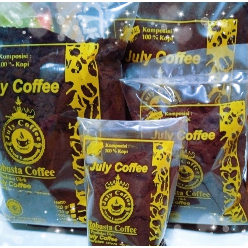 Jual Kopi Bubuk Robusta Asli Lampung Barat Julycoffee Perpak Nya Ada