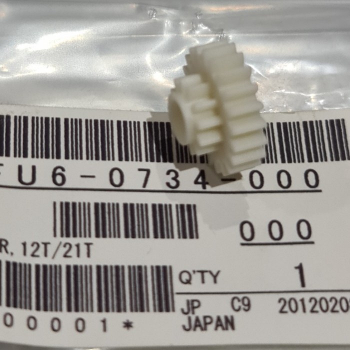 Gear 12/21T - IR 5570/IR 6570 - FU6-0734 - 000 Original Jepang