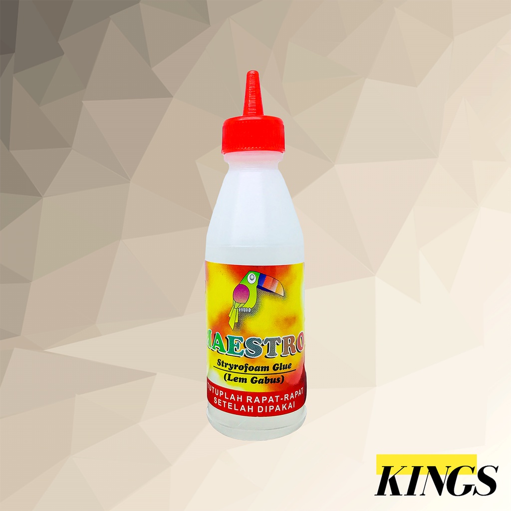 

Maestro Styrofoam Glue / Lem Gabus