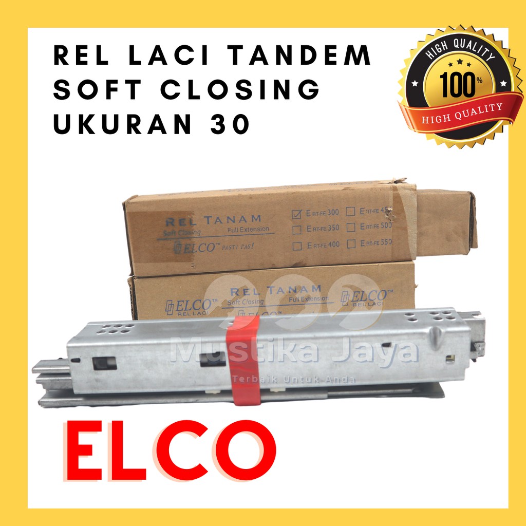 Rel Tandem Tanam Elco Rel Laci Besi 300 mm 30 cm Bukan Rel Laci Double