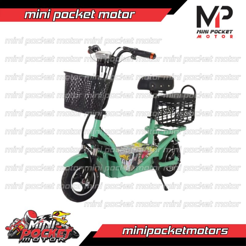 Jual Scooter Listrik Keranjang Electric Scooter 24V 250W BLDC