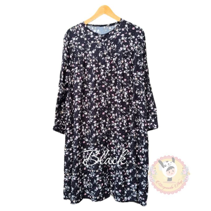 Midi dress jumbo floral vintage