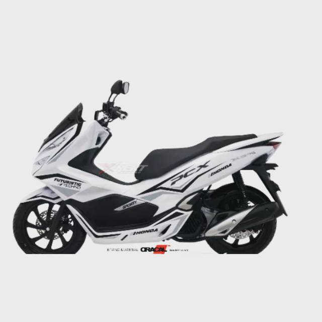 2018 sticker cutting pcx Striping cutting putih PCX grafik 2018 honda sticker