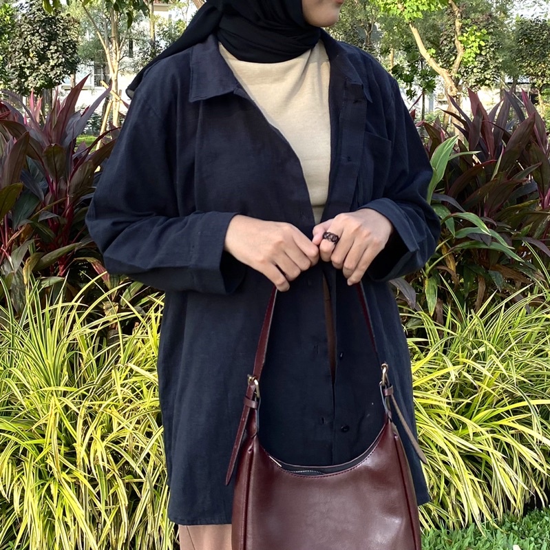 arumi shirt - kemeja linen oversize