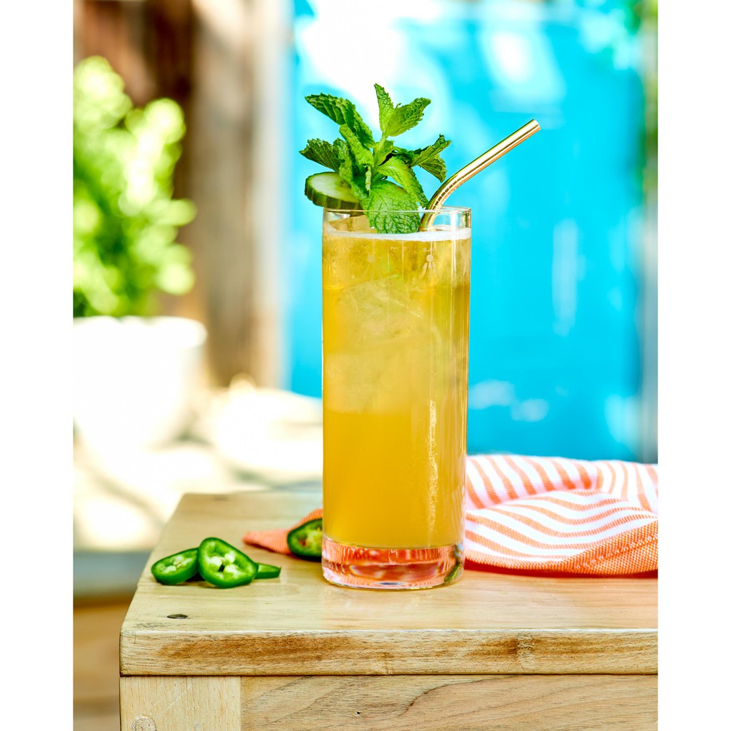 GELAS KACA BAMBOO / GELAS SUSU / GELAS BELING / GELAS JUS / GELAS TINGGI/ VAS BUNGA