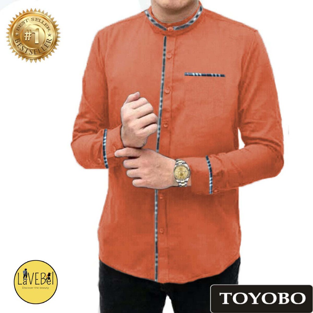 LVB Baju Koko TOYOBO/Kemeja Koko Lengan Panjang/Baju Muslimin/Kurta Pakistan/Qurta/Muslim Pria/14747