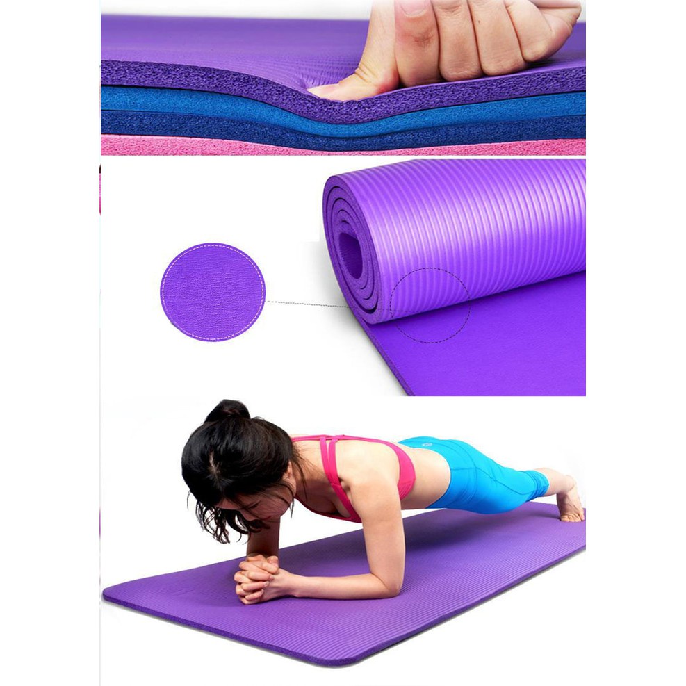 Matras Yoga Mat Yoga Anti Slip Senam Yogamat Yoga Gym Matrass Fitness Karpet Matras Alat Olahraga - PB