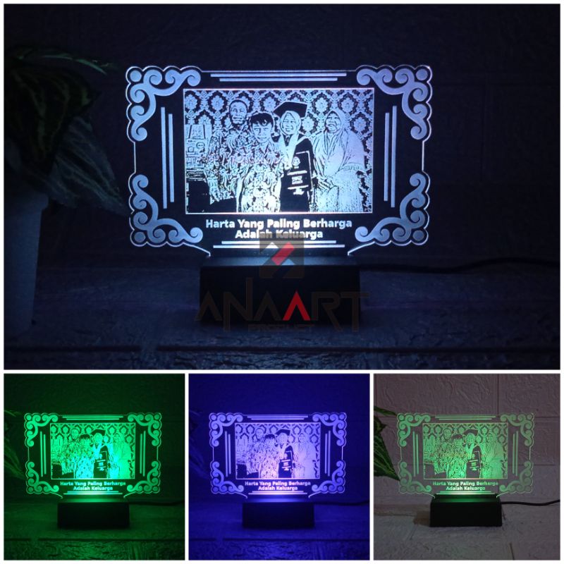 CUSTOM LAMPU HIAS AKRILIK