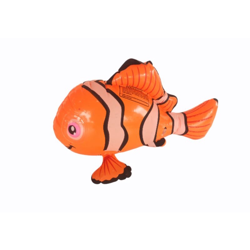 Mainan Anak Bayi Balon Tiup ikan nemo / Nemo tiup / Ikan nemo