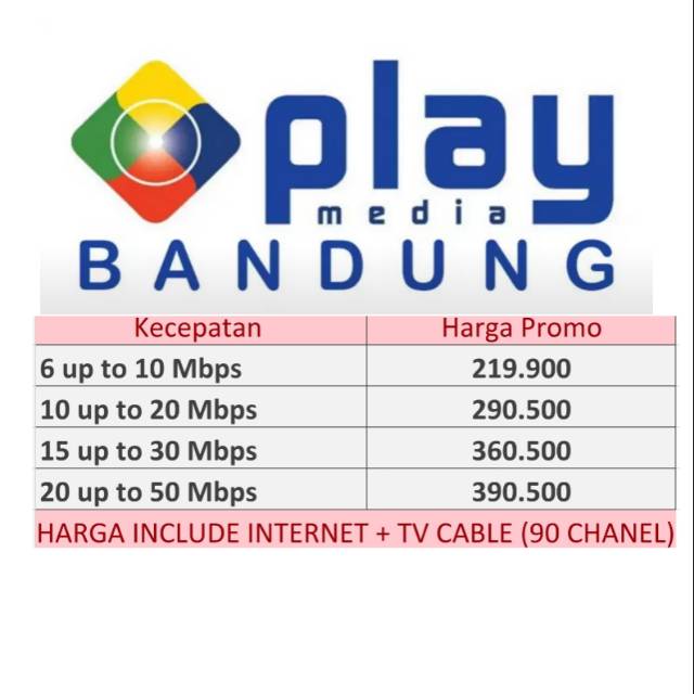 Promo MNC Play ( Internet +Tv Cable (90chanel))