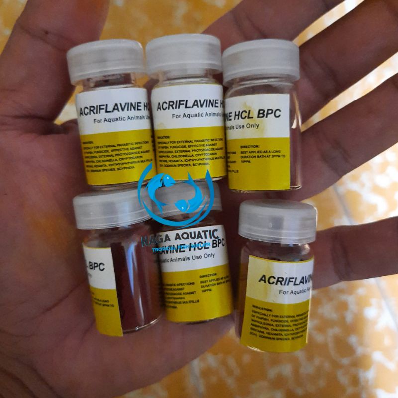 Acriflavine HCL BPC Bubuk 5 gr Obat Kuning Ikan