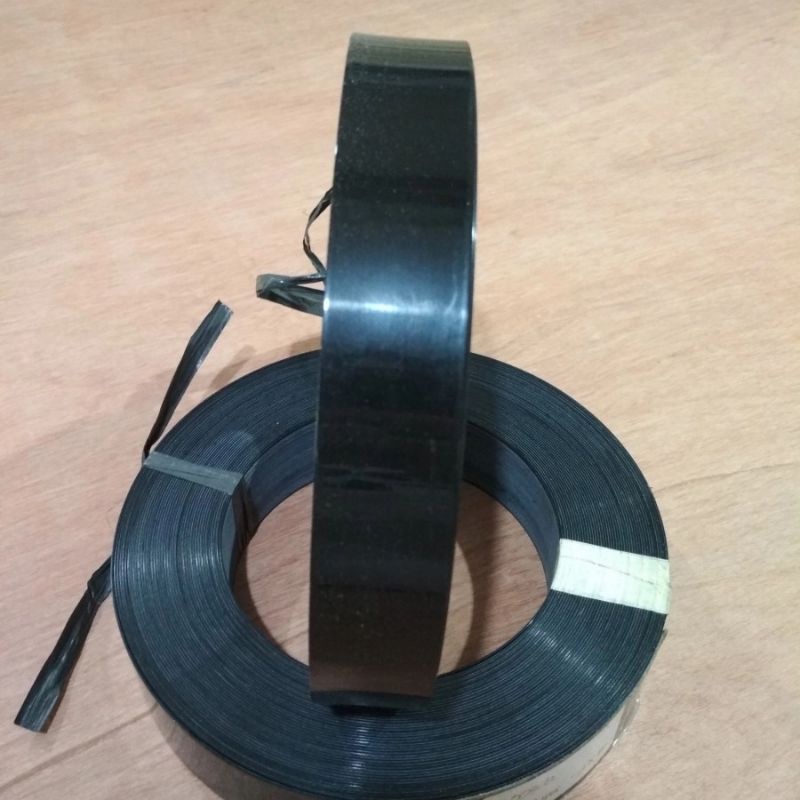 Edging pvc hitam polos Te 003 tebal 1mm