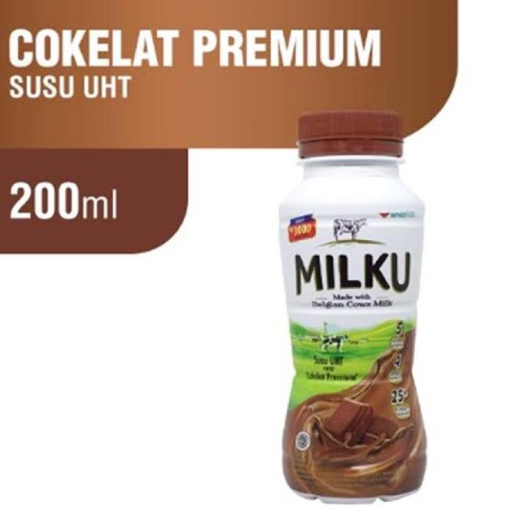 

Kemasan Baru.. Milku / Milku Susu Cokelat 200ml / Milku Susu UHT Coklat 200ml 1 Dus isi 12 61