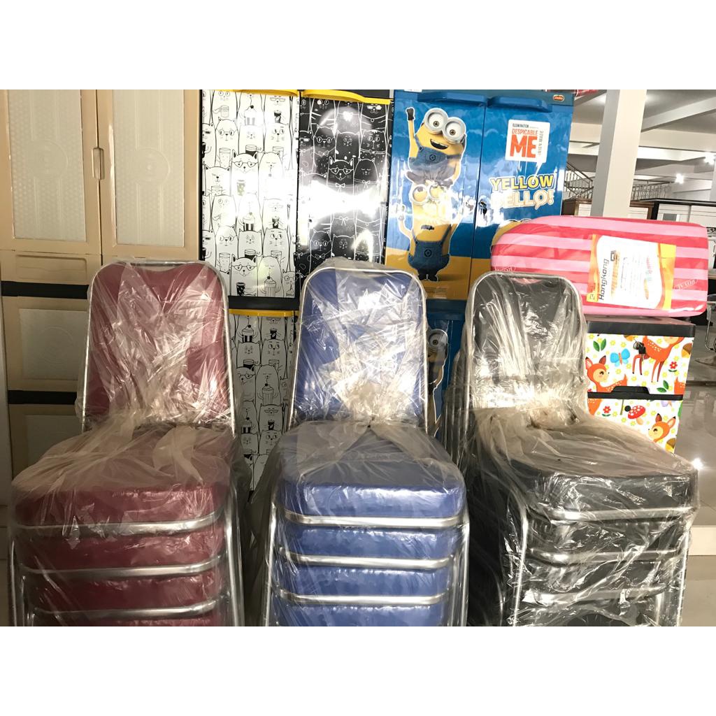 KURSI SUSUN STAINLESS KURSI STAINLESS MINIMALIS KURSI PESTA STAINLESS KURSI HAJATAN