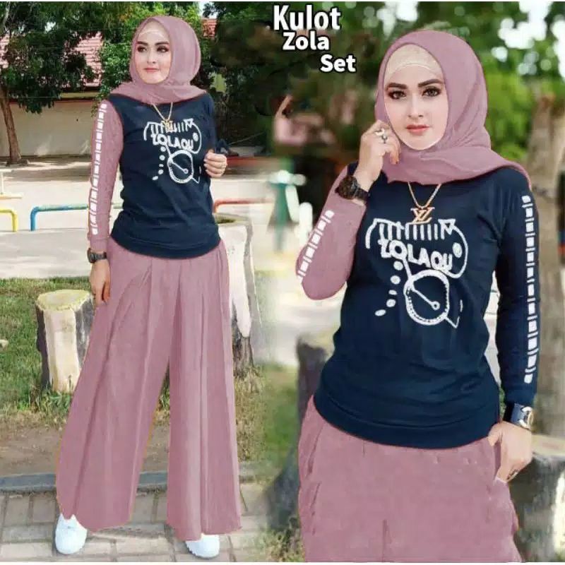 XOS - SET NAOMI / SETELAN HITS / SETELAN TERBARU / FASHION WANITA MUSLIM / COD✅ (Good Quality)