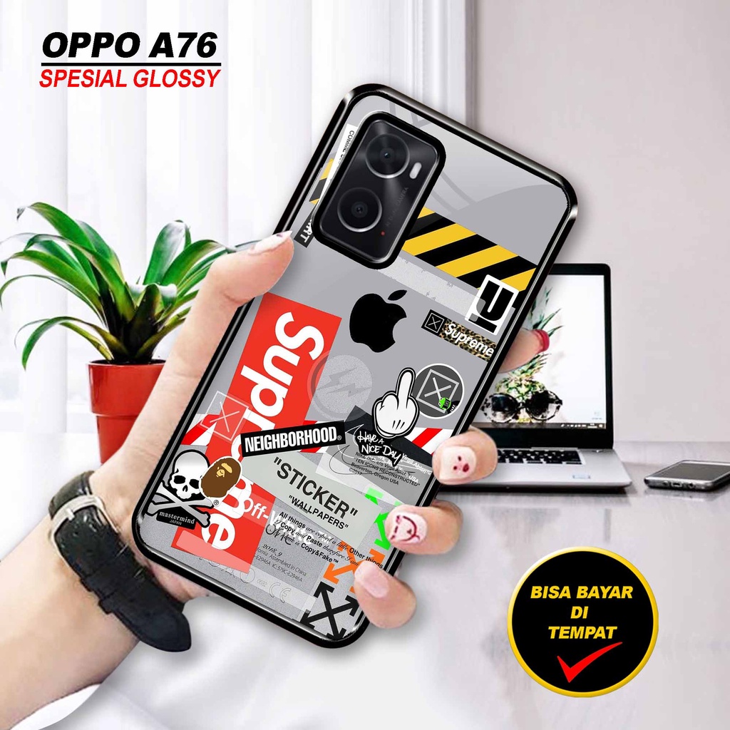 Untung Case Oppo A76 A36 - Hardcase Oppo A76 A36 - Softcase Oppo A76 A36- Cassing Elegant Oppo A76 A