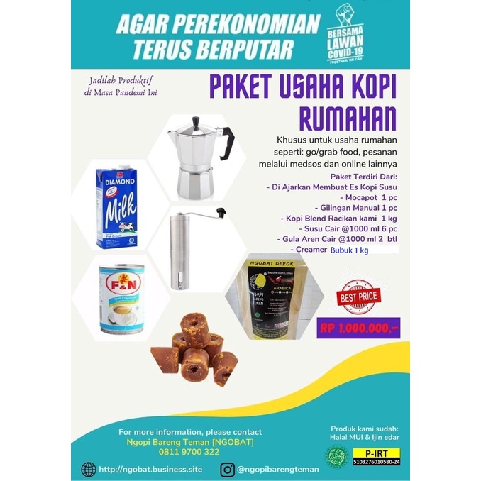 

Kopi Paket Usaha Kopi Rumahan