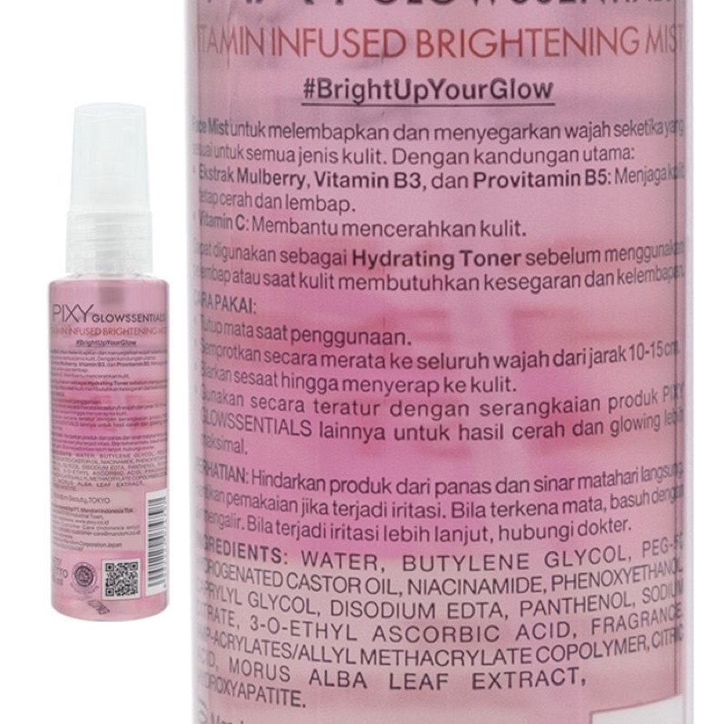 PIXY Glowssentials Vitamin Infused Brightening Mist 100ml